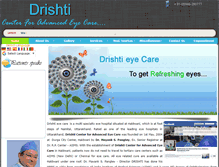 Tablet Screenshot of drishtieyecare.info